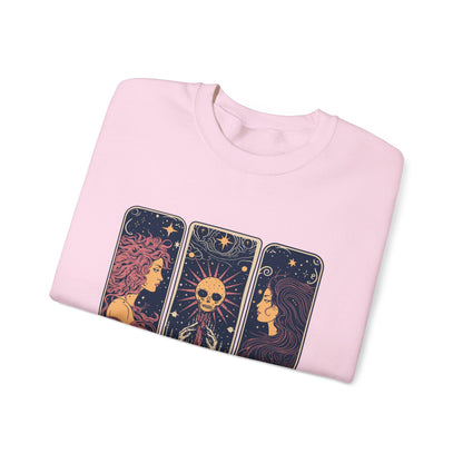 Sweat-shirt à motif de cartes de tarot