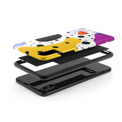 Coque de téléphone abstraite colorée