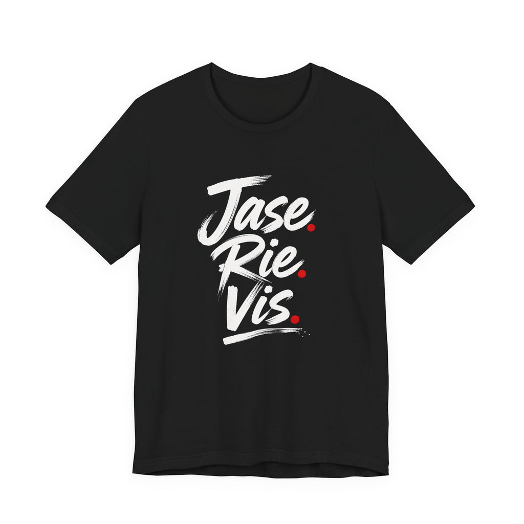 T-shirt Jase Rie Vis – Typographie manuscrite audacieuse