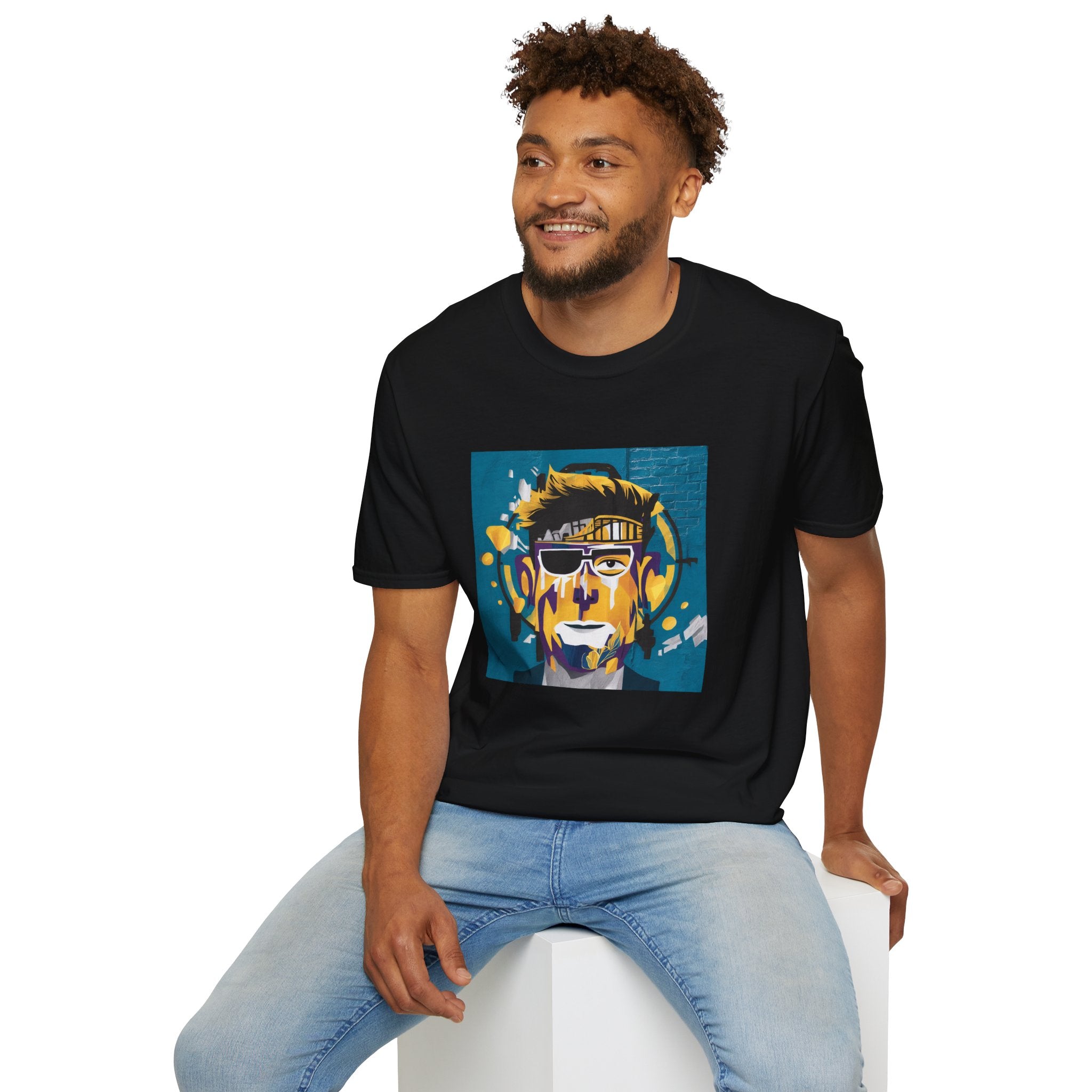 Abstract painting t-shirt