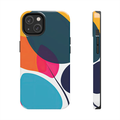 Coques de téléphone - Motif feuilles colorées