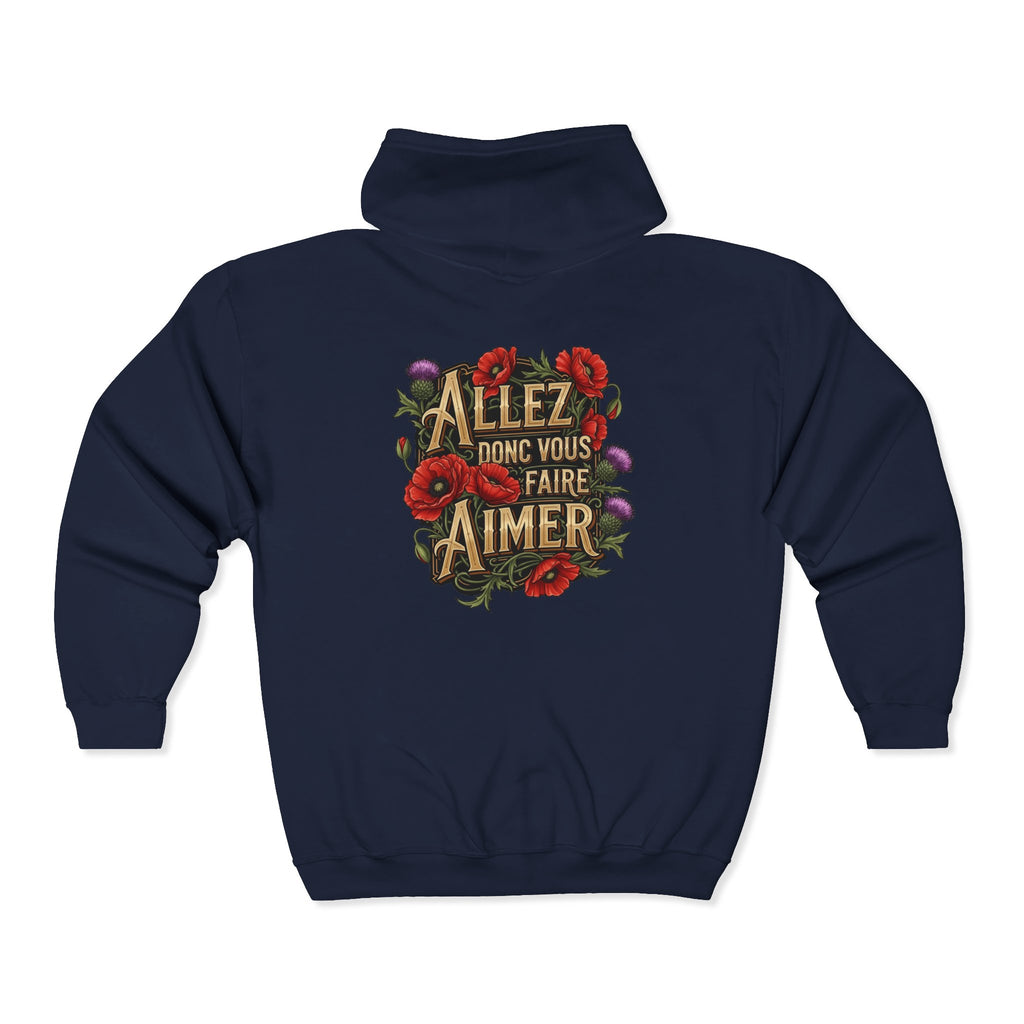 Full-zip hoodie