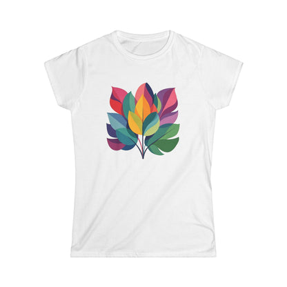T-shirt/Feuilles vibrantes