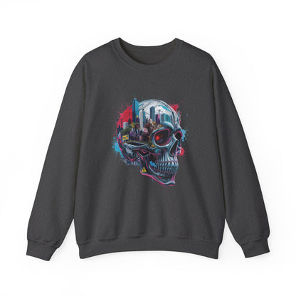 Crâne cybernétique Sweatshirt