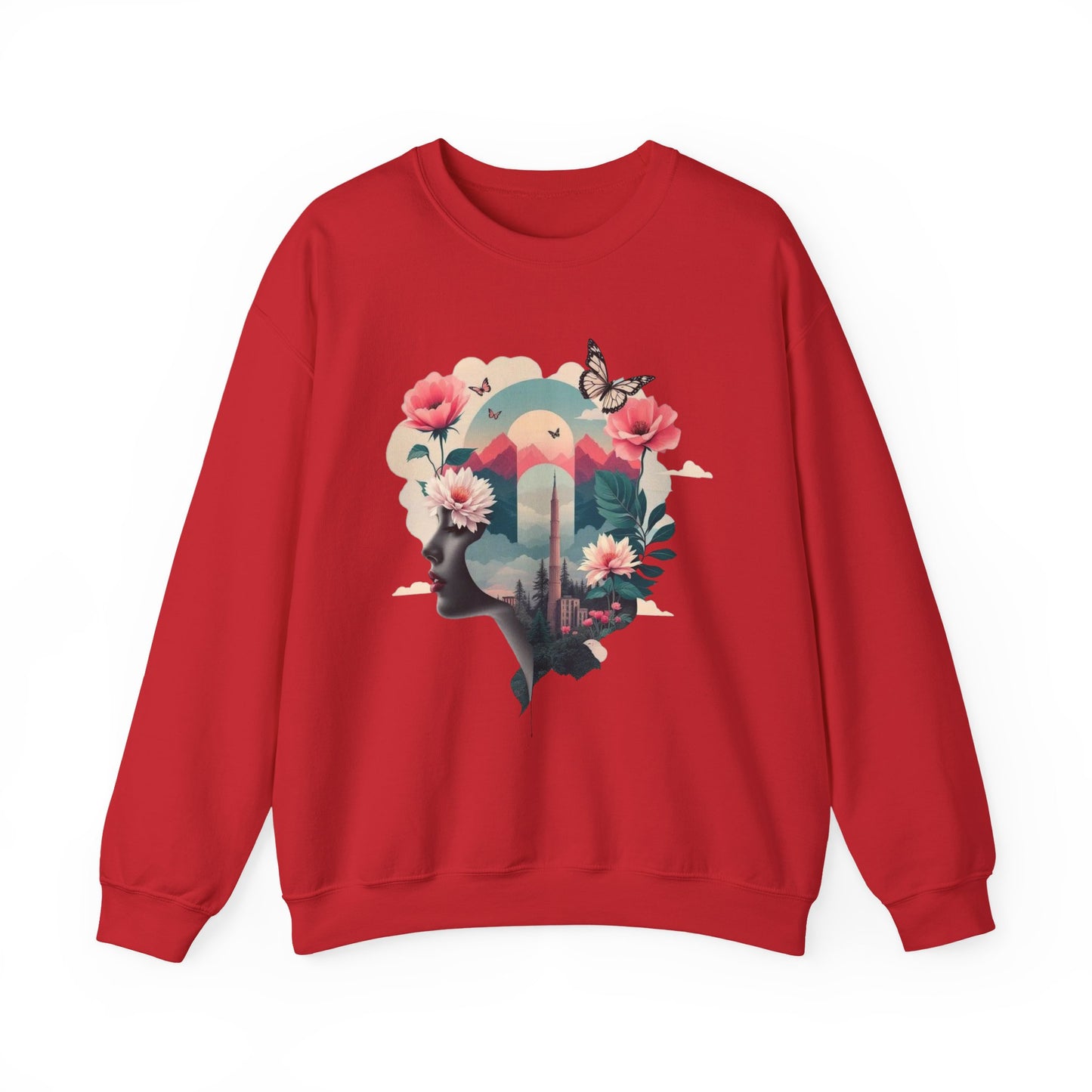 Floral Mindscape Sweatshirt