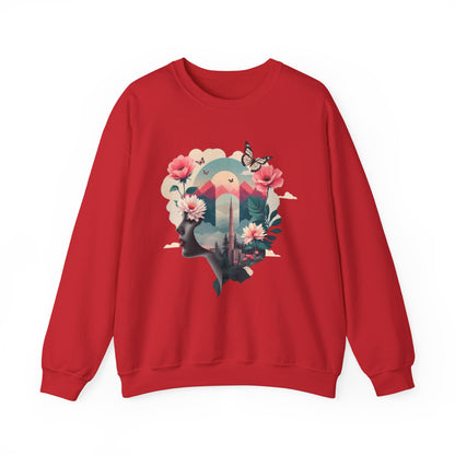 Floral Mindscape Sweatshirt