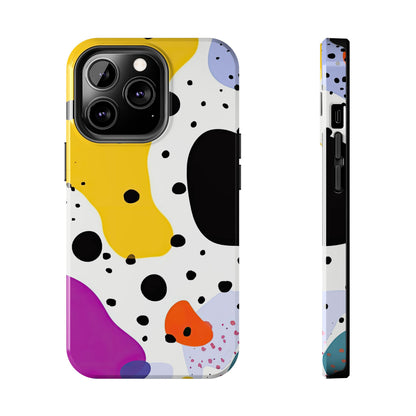 Coque de téléphone abstraite colorée