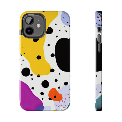 Coque de téléphone abstraite colorée