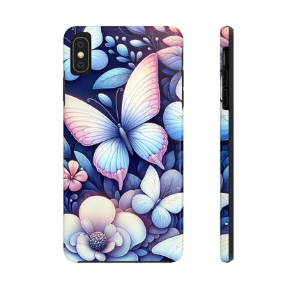 Coque de téléphone - Papillon bleu