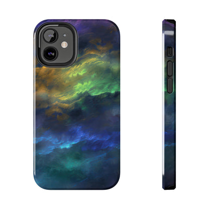 Coque de téléphone - Motif nuages colorés