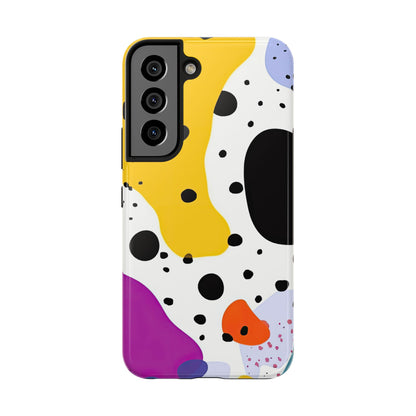 Coque de téléphone abstraite colorée