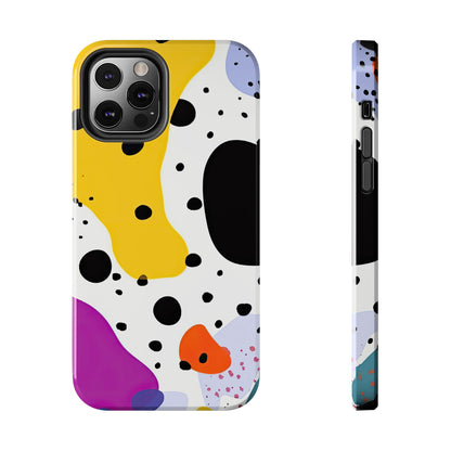 Coque de téléphone abstraite colorée
