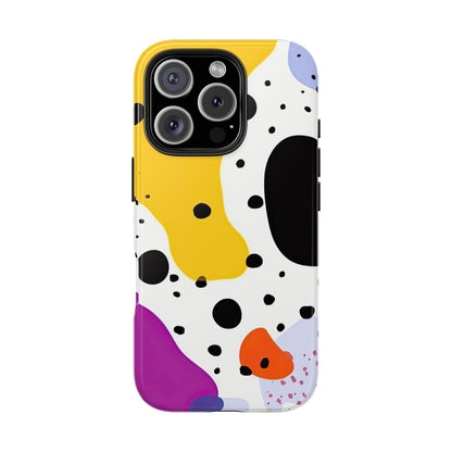 Coque de téléphone abstraite colorée