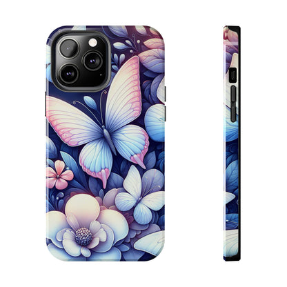 Coque de téléphone - Papillon bleu