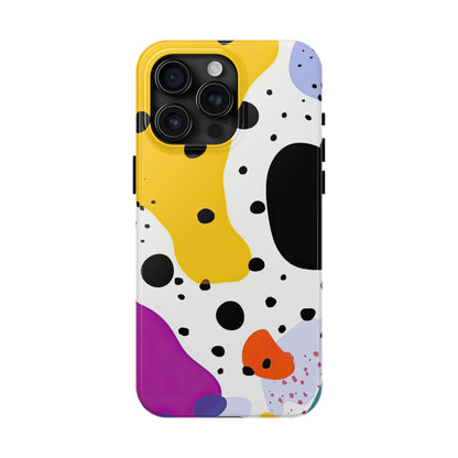 Coque de téléphone abstraite colorée