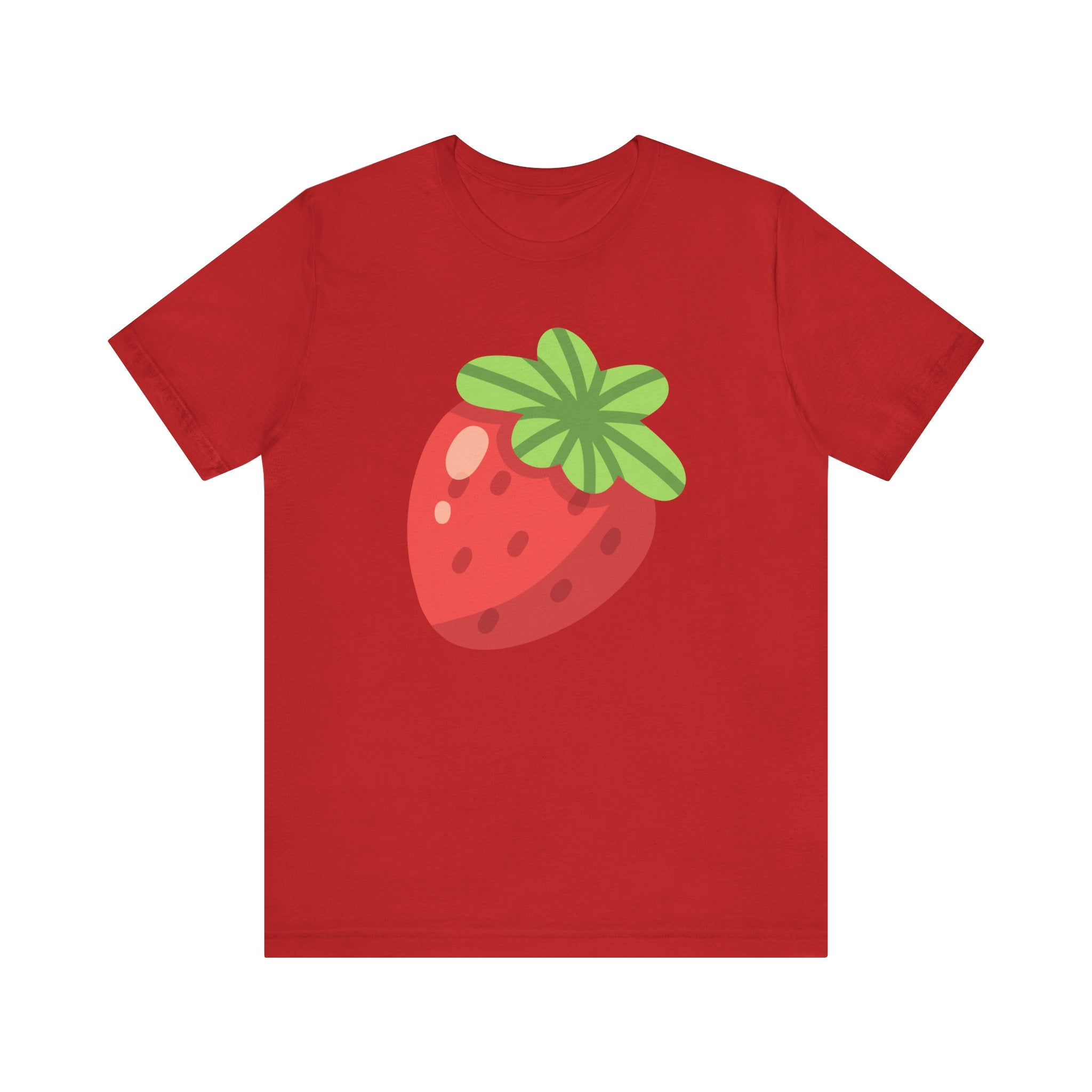 T-shirt Fraise Stylisée – Design Fruité Rétro