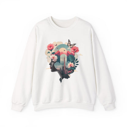 Floral Mindscape Sweatshirt