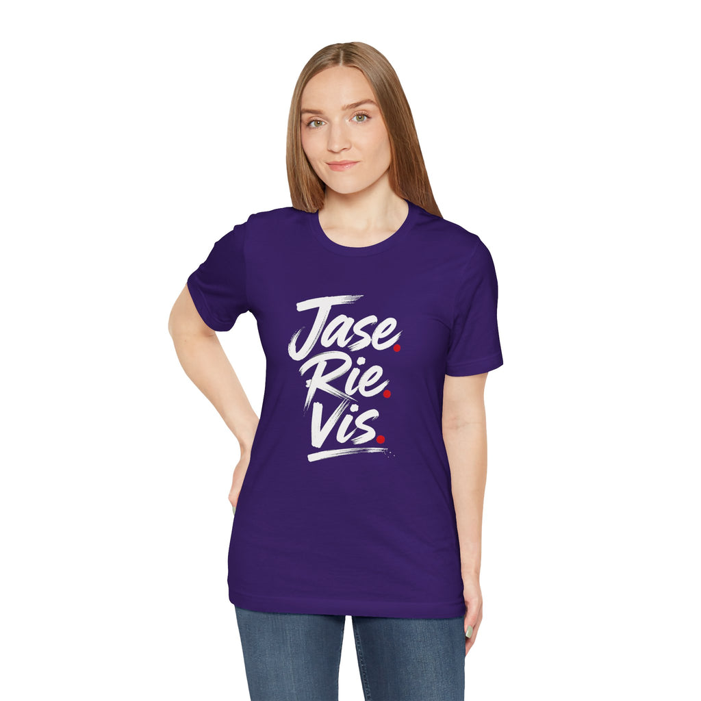 T-shirt Jase Rie Vis – Typographie manuscrite audacieuse