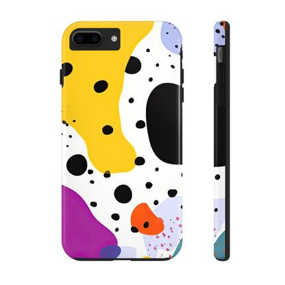 Coque de téléphone abstraite colorée