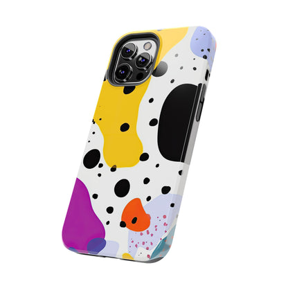 Coque de téléphone abstraite colorée