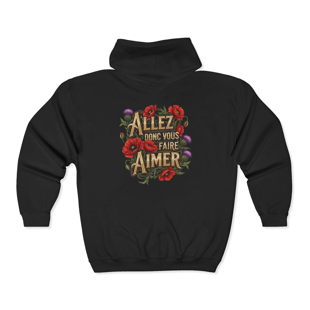 Full-zip hoodie