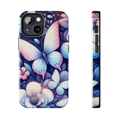 Coque de téléphone - Papillon bleu