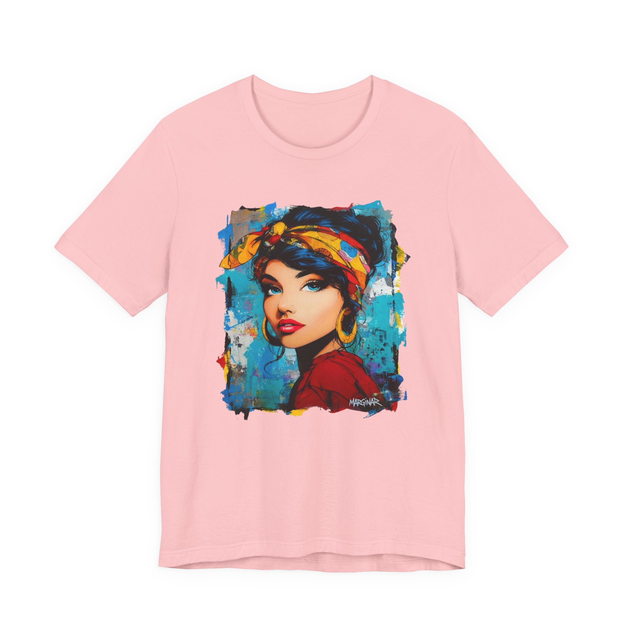 Colorful Artistic Women's T-shirt – Unique Urban Style