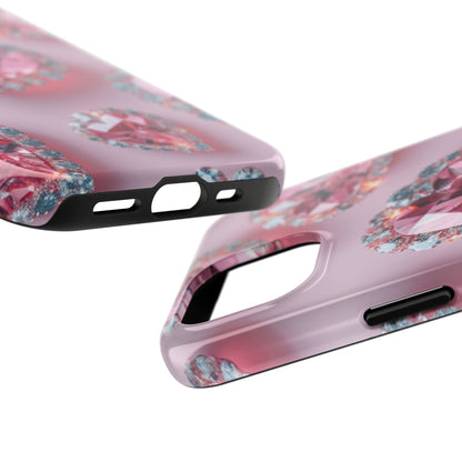 Coque de téléphone - Motif diamant rose
