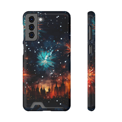 Coque de téléphone- Feux d'artifice city