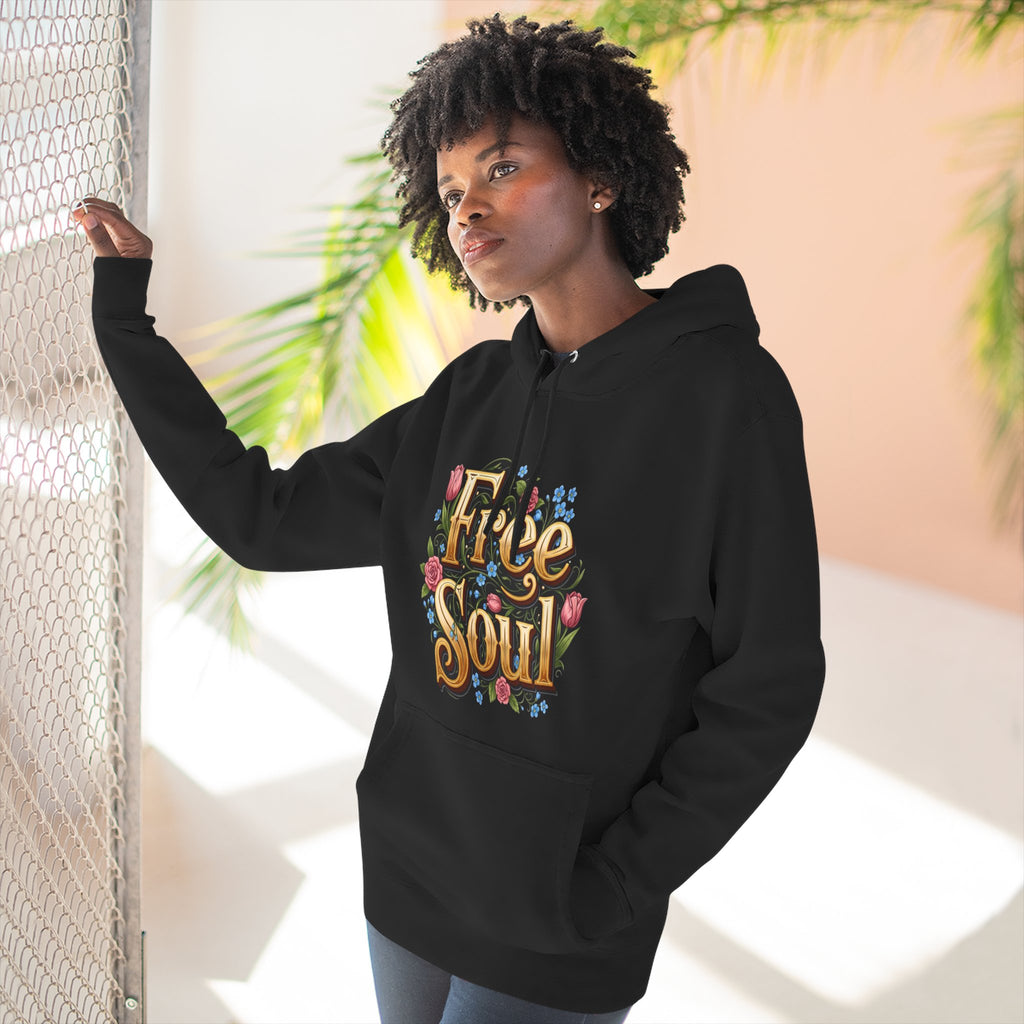 Fleece hoodie - Free Soul design