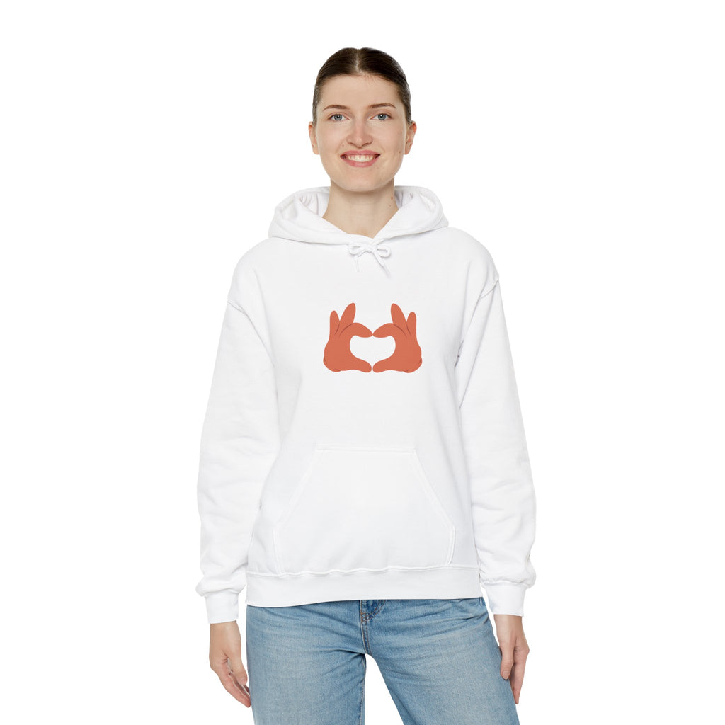 Hoodie with love sign