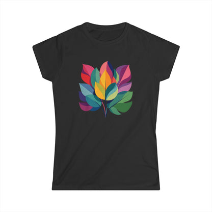 T-shirt/Feuilles vibrantes
