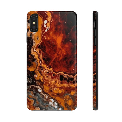 Coques de téléphone - Design couleur rouille