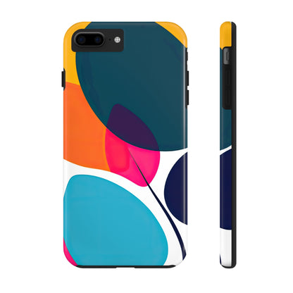 Coques de téléphone - Motif feuilles colorées