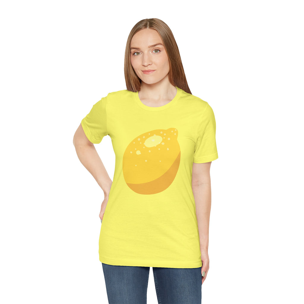 Stylized Lemon T-Shirt – Fruity and Bright Design