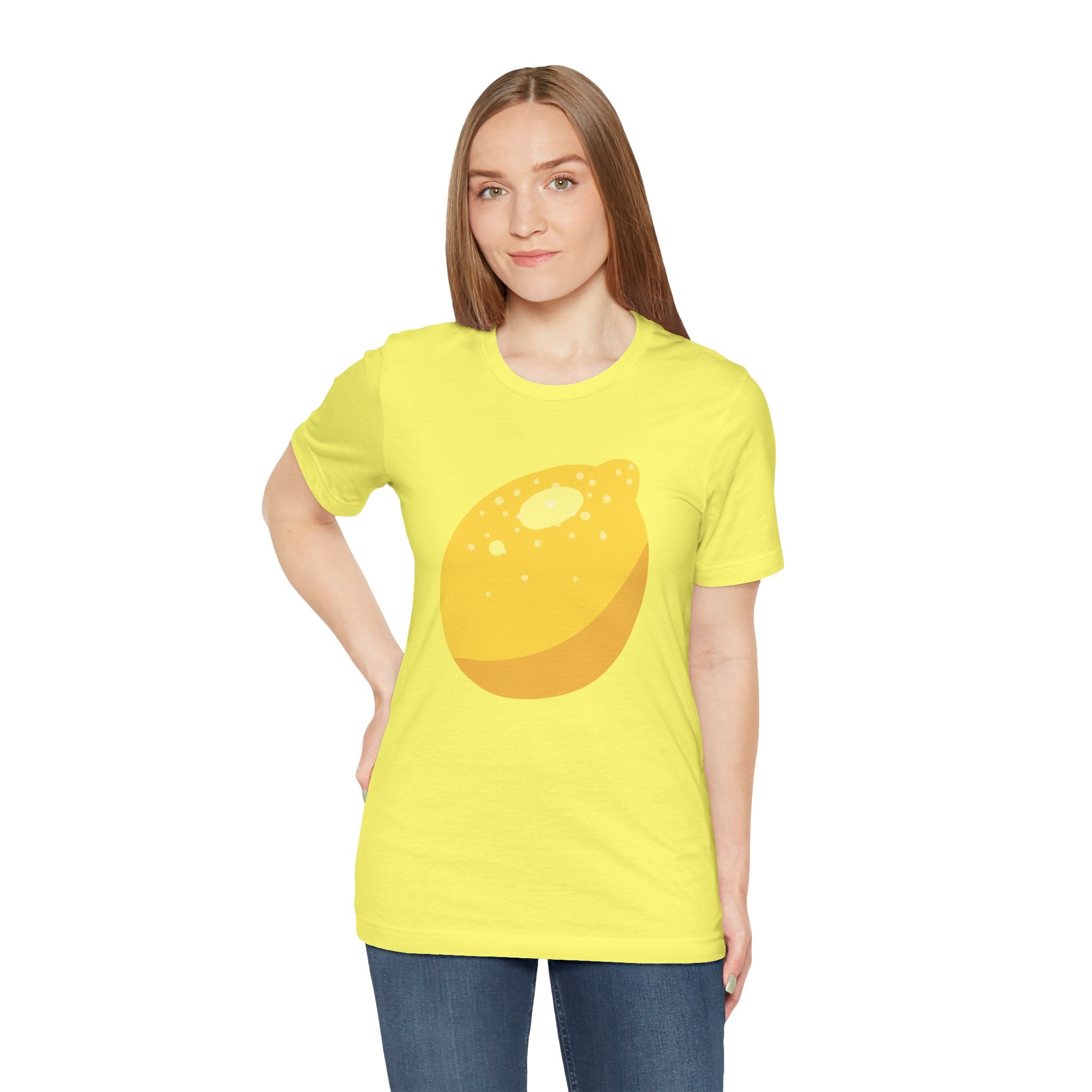 Stylized Lemon T-Shirt – Fruity and Bright Design