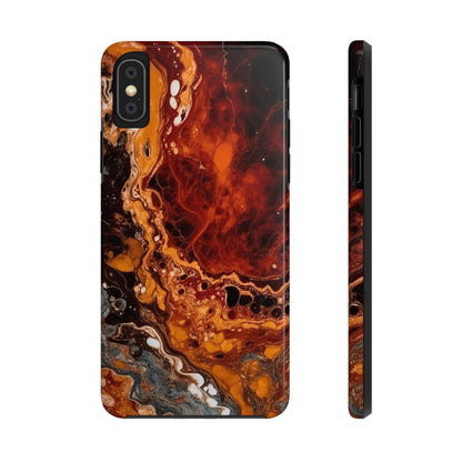 Coques de téléphone - Design couleur rouille