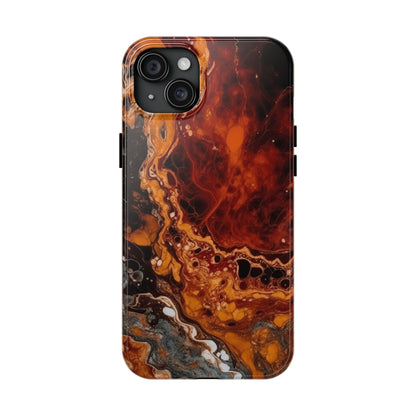 Coques de téléphone - Design couleur rouille