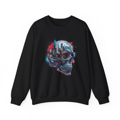 Crâne cybernétique Sweatshirt