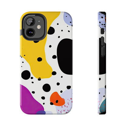 Coque de téléphone abstraite colorée
