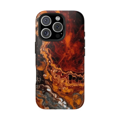 Coques de téléphone - Design couleur rouille