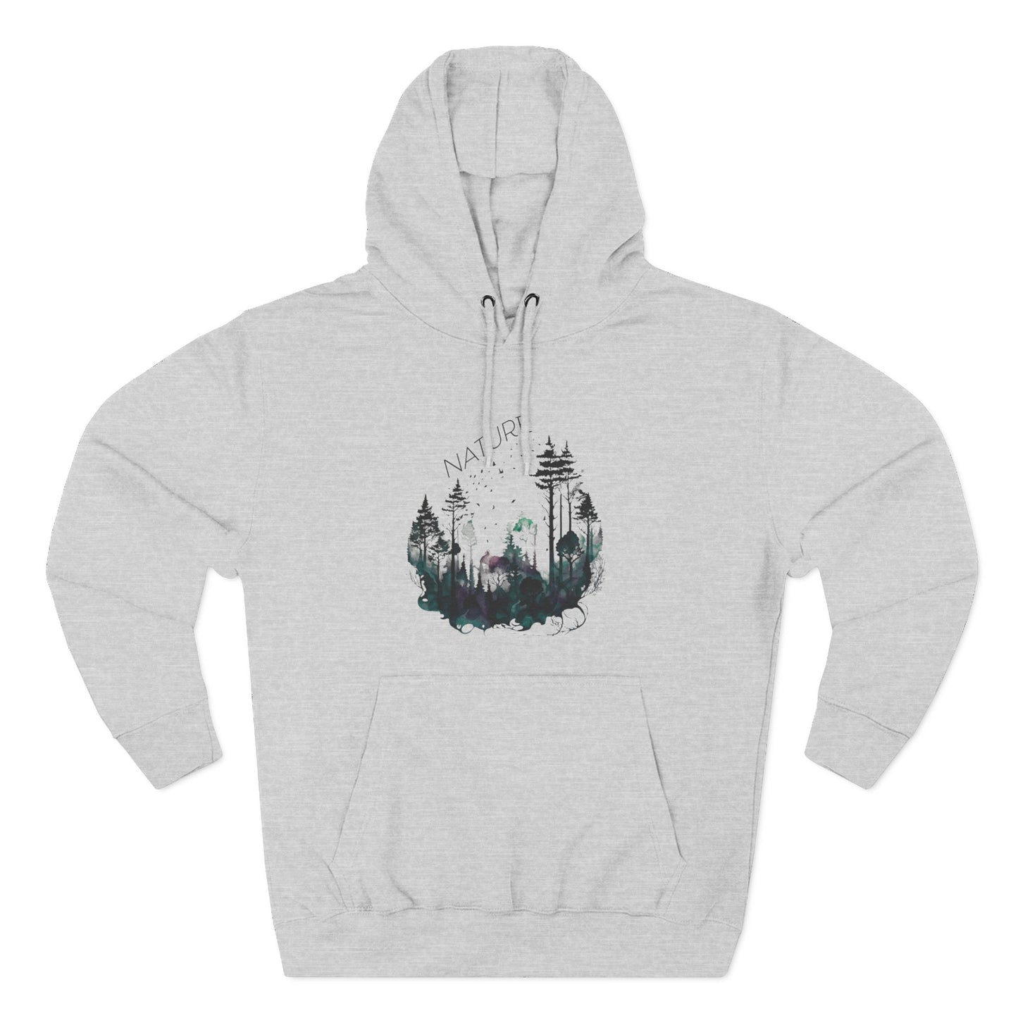 Sweat à capuche polaire Nature