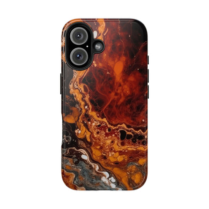 Coques de téléphone - Design couleur rouille