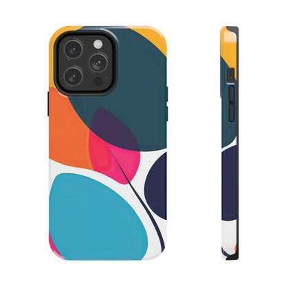 Coques de téléphone - Motif feuilles colorées