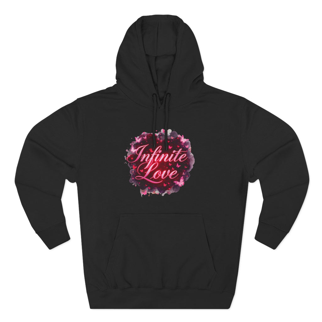 Fleece Hoodie - Infinite Love Pattern