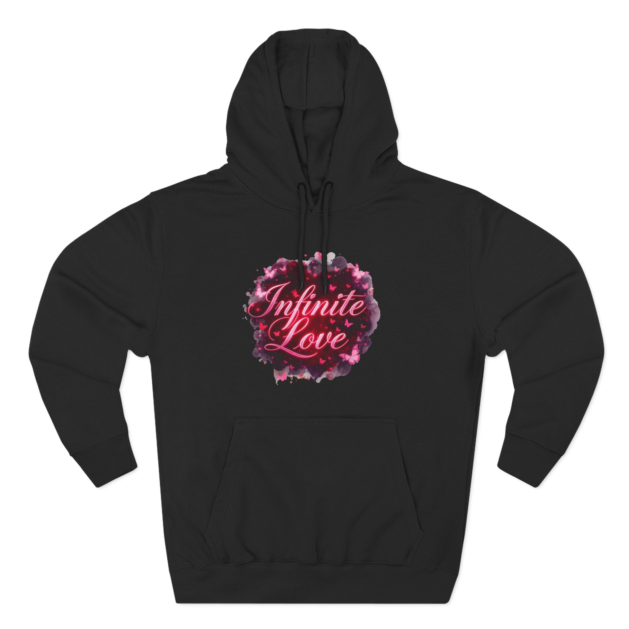 Fleece Hoodie - Infinite Love Pattern