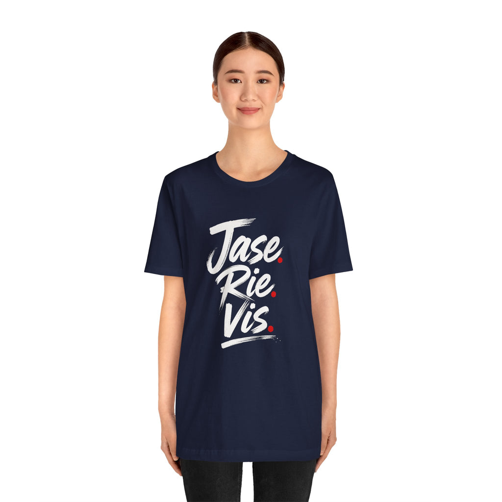 T-shirt Jase Rie Vis – Typographie manuscrite audacieuse