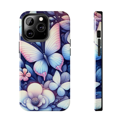 Coque de téléphone - Papillon bleu
