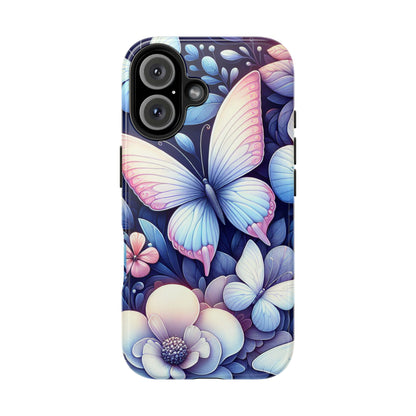 Coque de téléphone - Papillon bleu