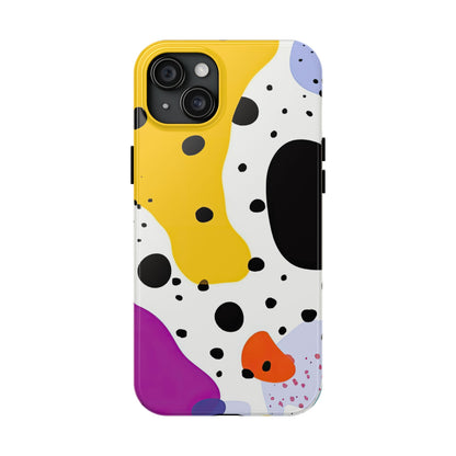 Coque de téléphone abstraite colorée